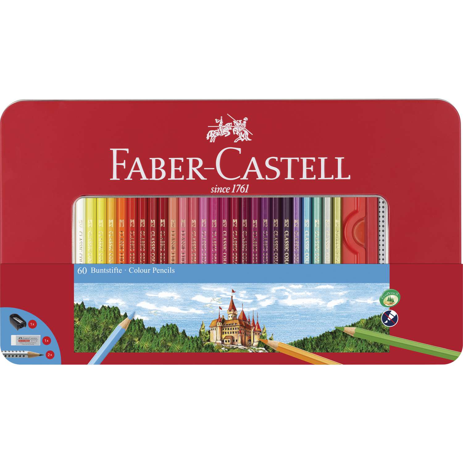 Set De 60 Crayons De Couleur FABER CASTELL